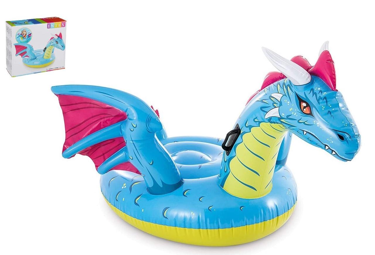 Надувний пліт Inteх 57563 Дракон 201х191 см (15360128) - фото 4 Надувний пліт Inteх 57563 Дракон 201х191 см (15360128) - фото 4