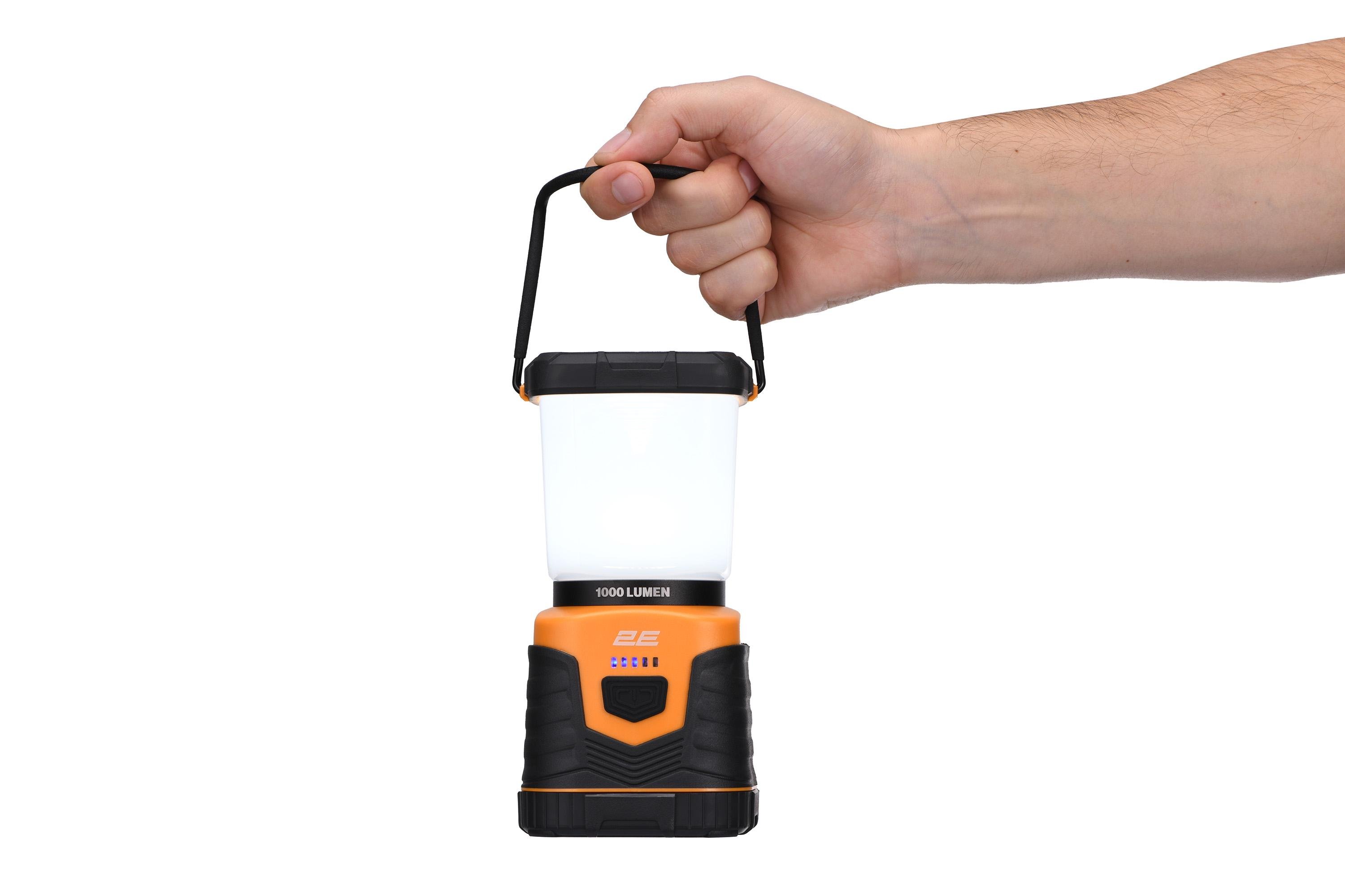 Фонарь кемпинговый аккумуляторный 2E USB-C 4400 мА/час 4 функции освещения 2E-PLBL1844 Черно-оранжевый - фото 9 Фонарь кемпинговый аккумуляторный 2E USB-C 4400 мА/час 4 функции освещения 2E-PLBL1844 Черно-оранжевый - фото 9