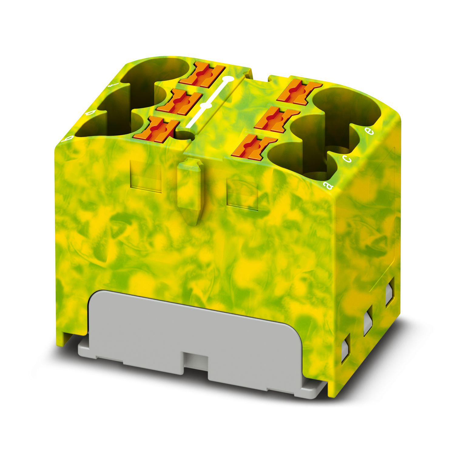 Распределительный блок Phoenix Contact PTFIX 6X4 GNYE 450В 32A Push-in Желто-зеленый (1154139)