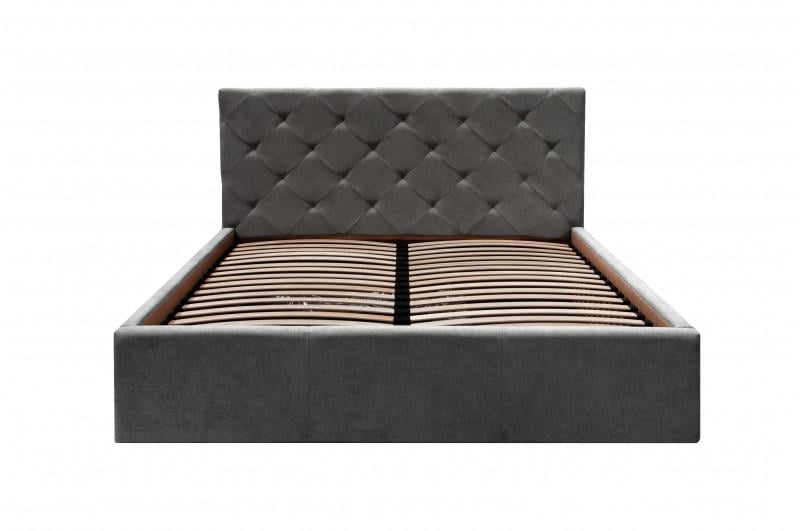 Кровать Атланта Мікс Меблі 1600х2000 мм Серый - фото 1 Кровать Атланта Мікс Меблі 1600х2000 мм Серый - фото 1