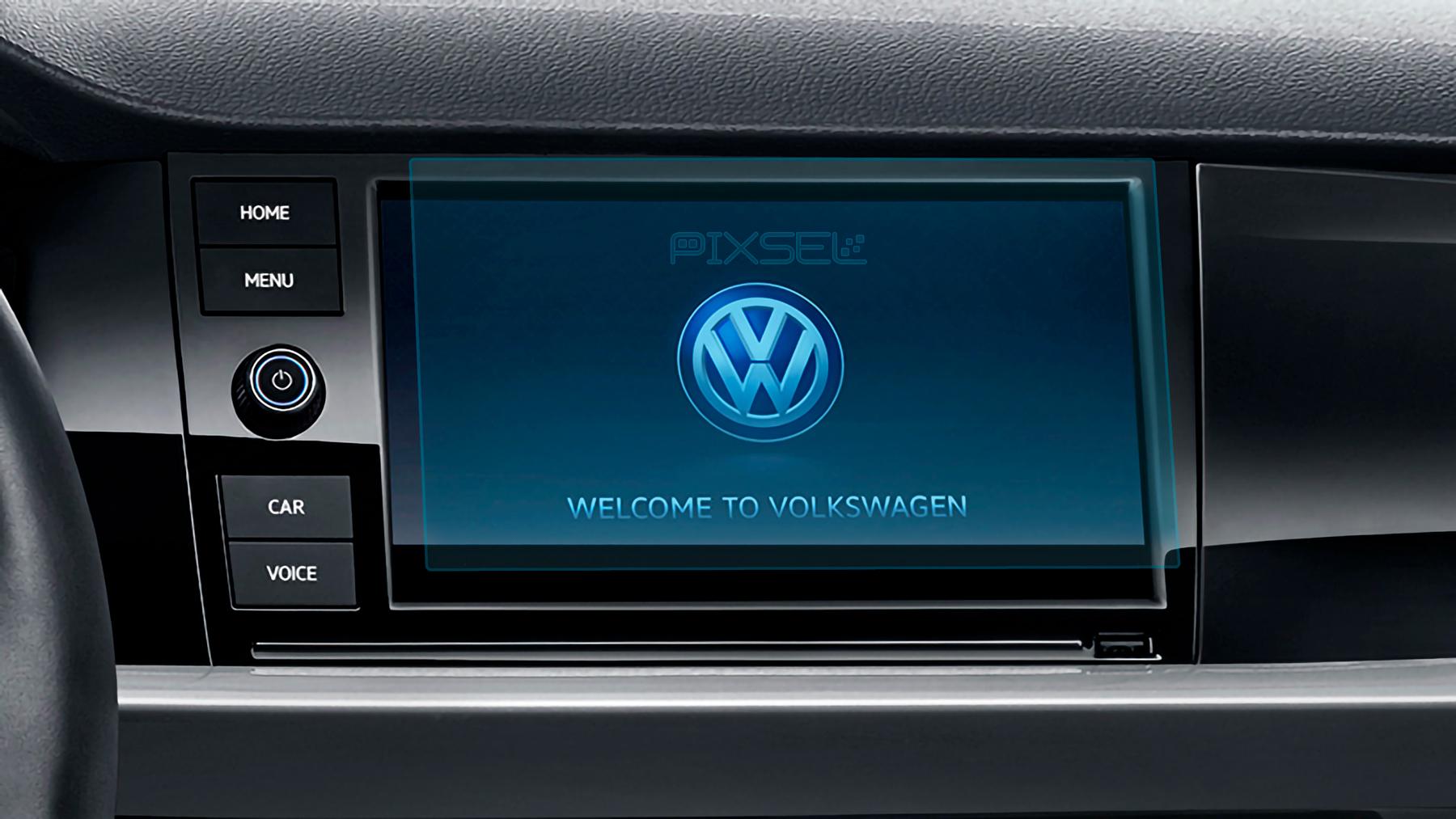 Стекло защитное Pixsel гибридный глянец на монитор Volkswagen E LAVIDA/LAVIDA PLUS 7,9“ 2018-2022