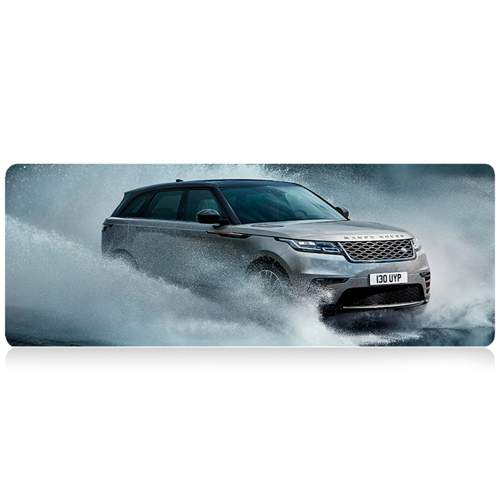 Коврик тканевый Range Rover с прошивкой 2х300x700 мм Серый (YUT_V7828)