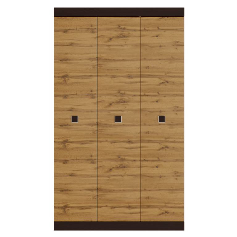 Шкаф Everest Соната 1200х496х2050 мм Венге темный/Дуб крафт золотой (11306) - фото 3