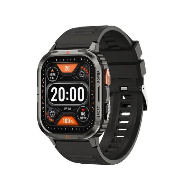 Смарт-часы WIWU SW05 410 mAh IP68 BT5.2 Black (6977703652369)