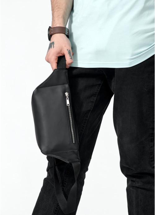 Сумка-бананка чоловіча Sambag водовідштовхуюча шкіряна Чорний (2618898488) - фото 9 Сумка-бананка чоловіча Sambag водовідштовхуюча шкіряна Чорний (2618898488) - фото 9