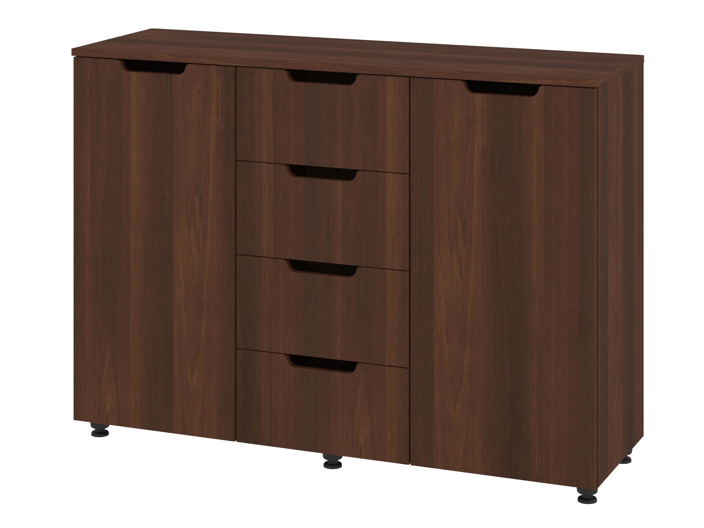 Комод с ящиками PEHOTIN К-4+2 ЭКО ДСП 120х38х87,5 см Орех (PN-100618)