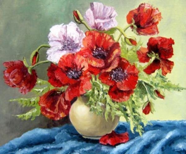 Картина по номерам Josef Otten Цветы Маки 40х50 см в термопакете (5490Y_O-mt) Картина по номерам Josef Otten Цветы Маки 40х50 см в термопакете (5490Y_O-mt)