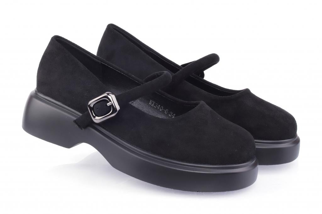 Туфлі для дівчаток 340 р. 36 Чорний