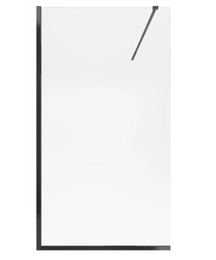 Душевая перегородка Qtap Walk-In Standard BLM2011.C8 110х200 см стекло Clear 8 мм покрытие CalcLess