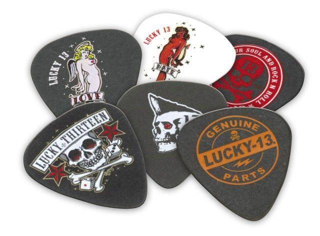 Медиатор Dunlop L13BP1.0 Lucky 13 Assortment 1,0 мм 6 шт. (127236)