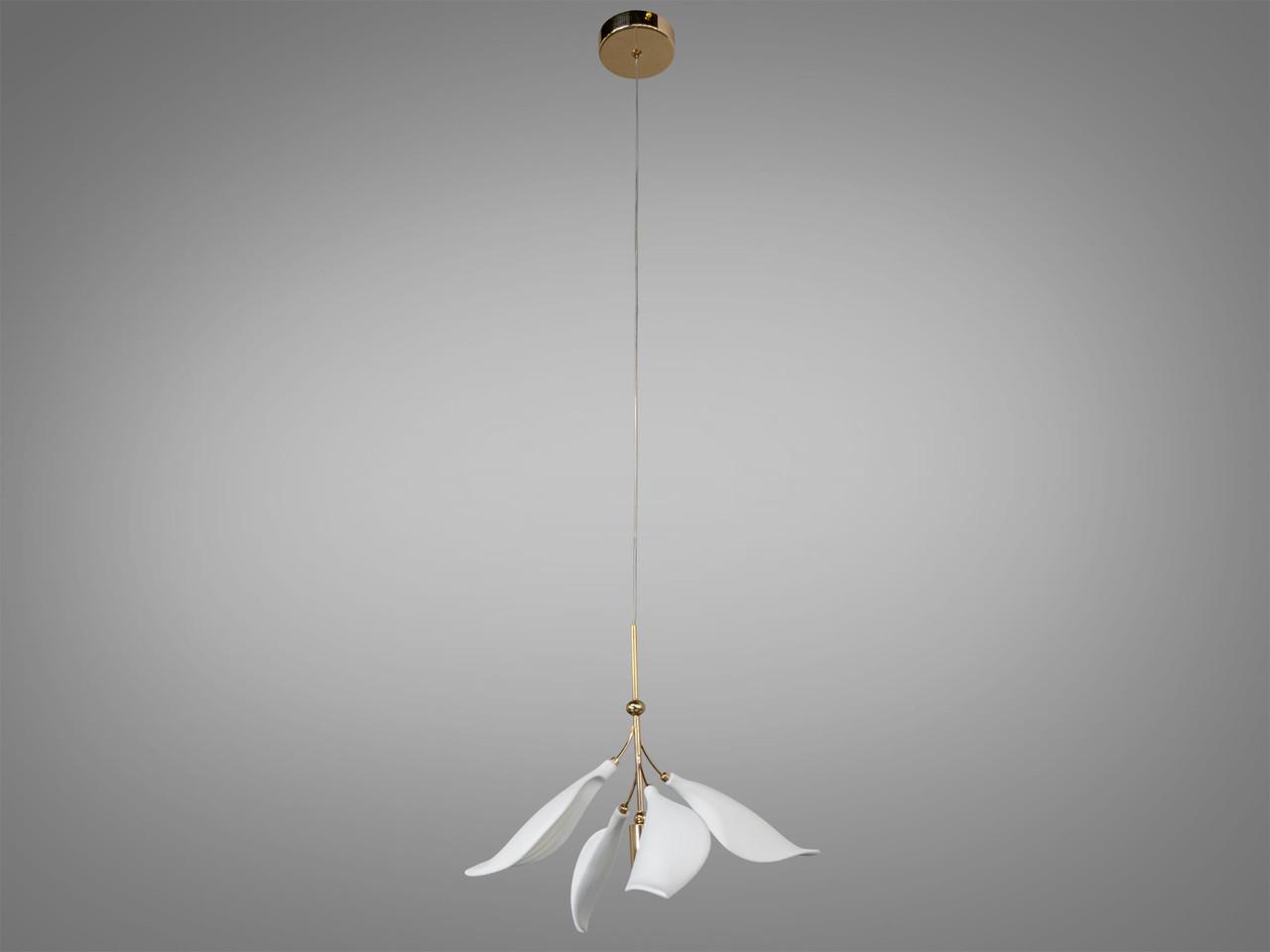 Люстра LED на кухню-студию 7172-1PGD-LS на 1 лампу Золотой (2539043942)