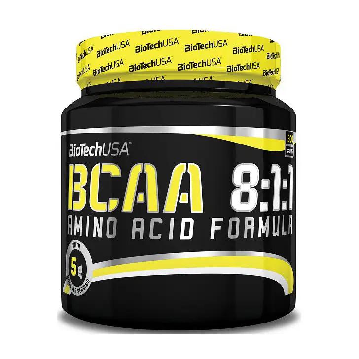 Аминокислота BCAA для спорта BioTechUSA 100% BCAA 8:1:1 300 г 60 порций Unflavored