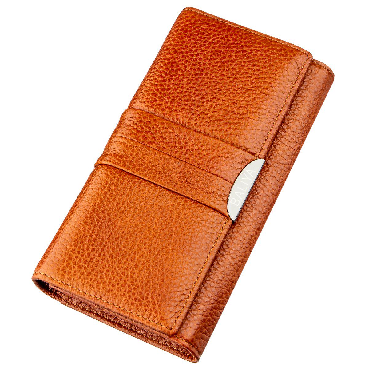 Жіночий гаманець Baliya 18973 шкіряний Помаранчевий
