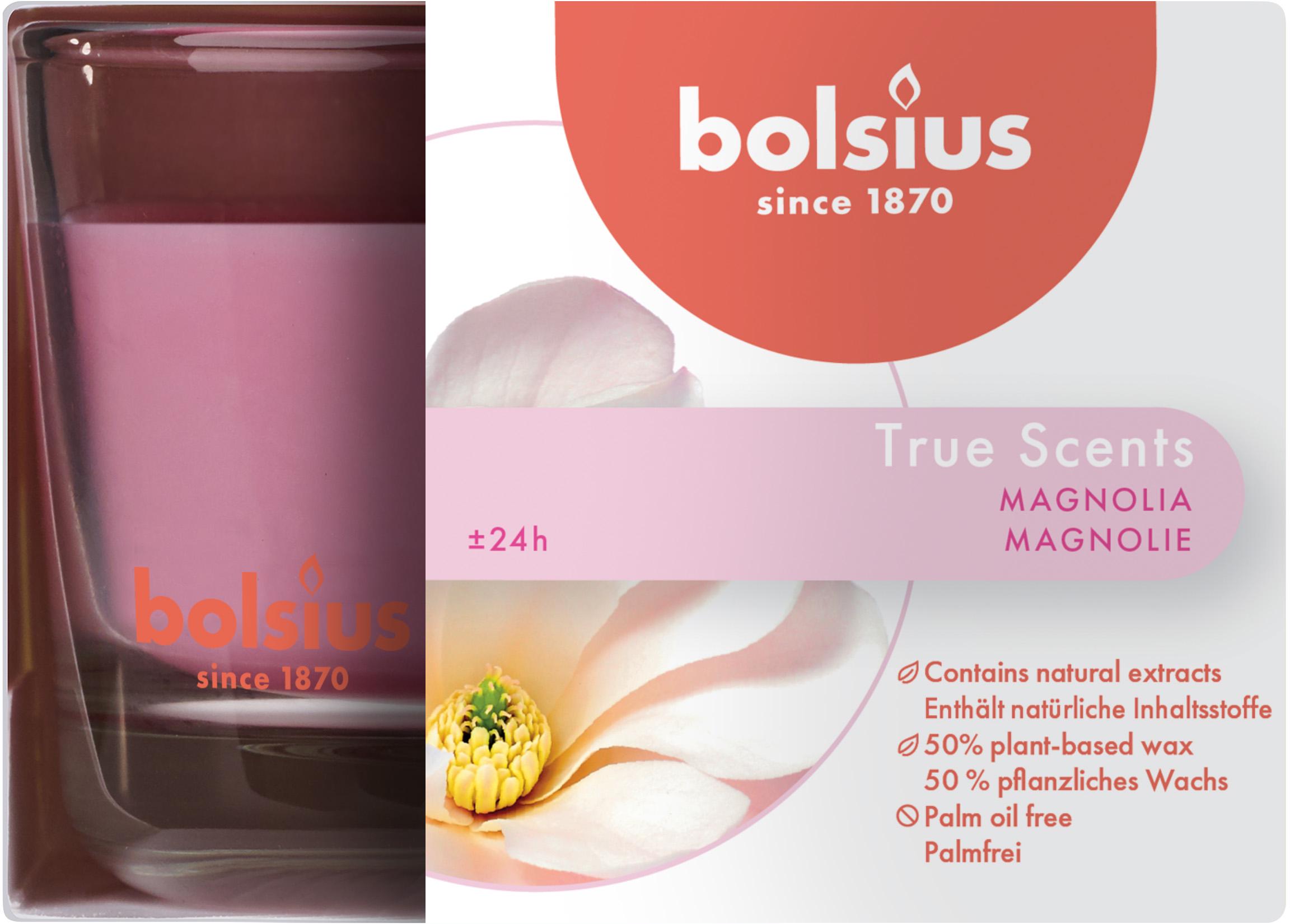 Свеча ароматическая BolsiusTrue Scents Magnolia 63х90 мм (BOL-170404) - фото 2