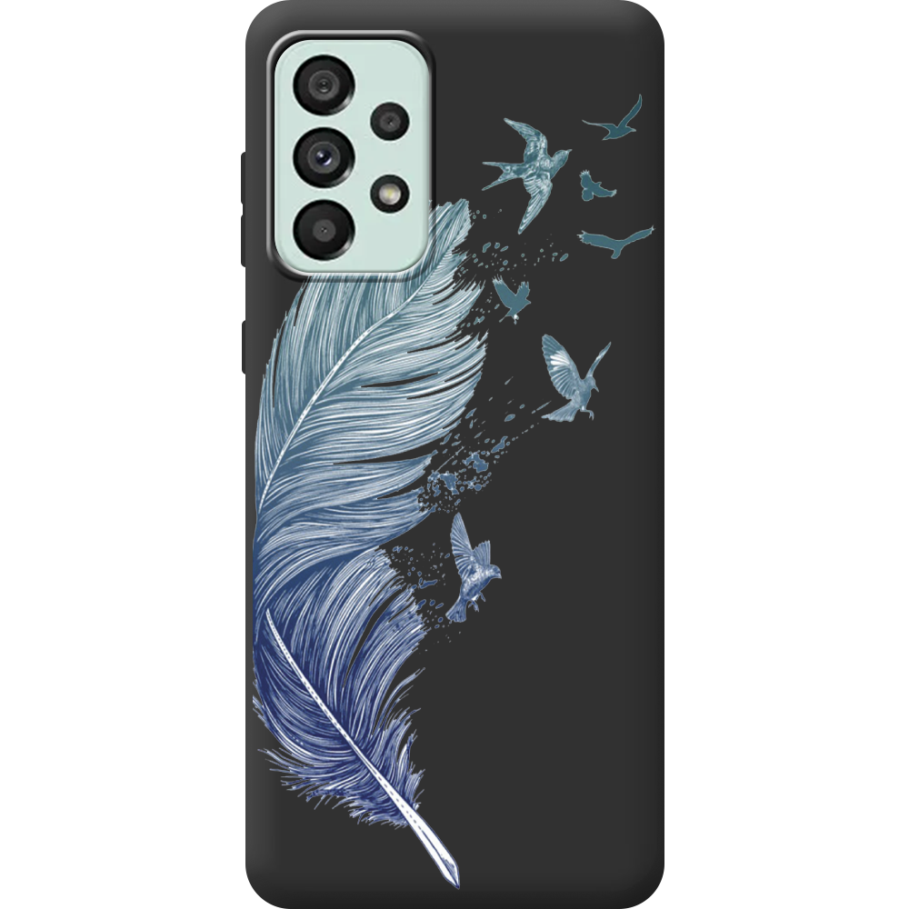 Чохол BoxFace Samsung Galaxy A53 5G (A536) Feather Чорний силікон (44112-cc38-44170)