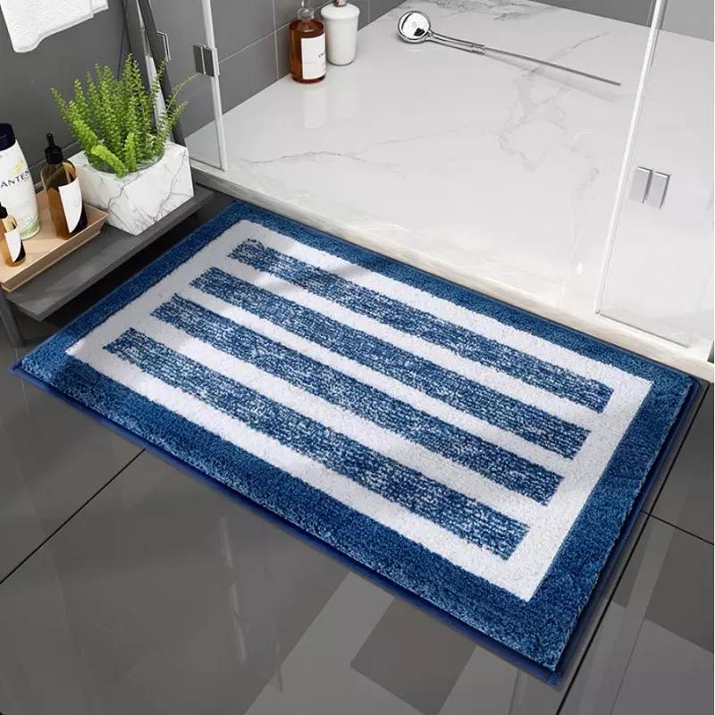 Килимок для ванни та душу протиковзний Bathlux з м'якого щільного ворсу вологовбираючий