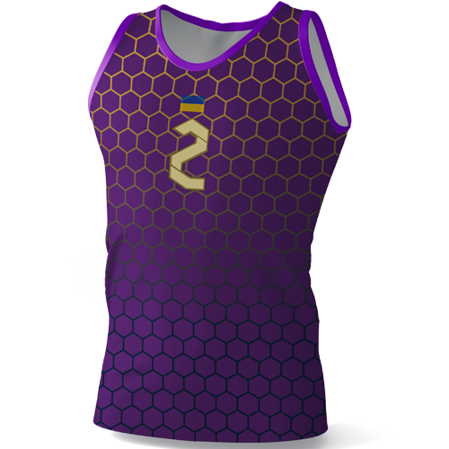 Майка чоловіча для пляжного волейболу IDSport L Фіолетова (03121522)