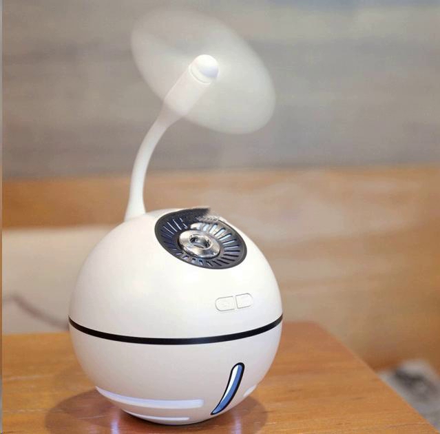 Индивидуальный увлажнитель воздуха для рабочего места салона авто и малых помещений вентилятор ночник (474060433) Белый - фото 2 Индивидуальный увлажнитель воздуха для рабочего места салона авто и малых помещений вентилятор ночник (474060433) Белый - фото 2