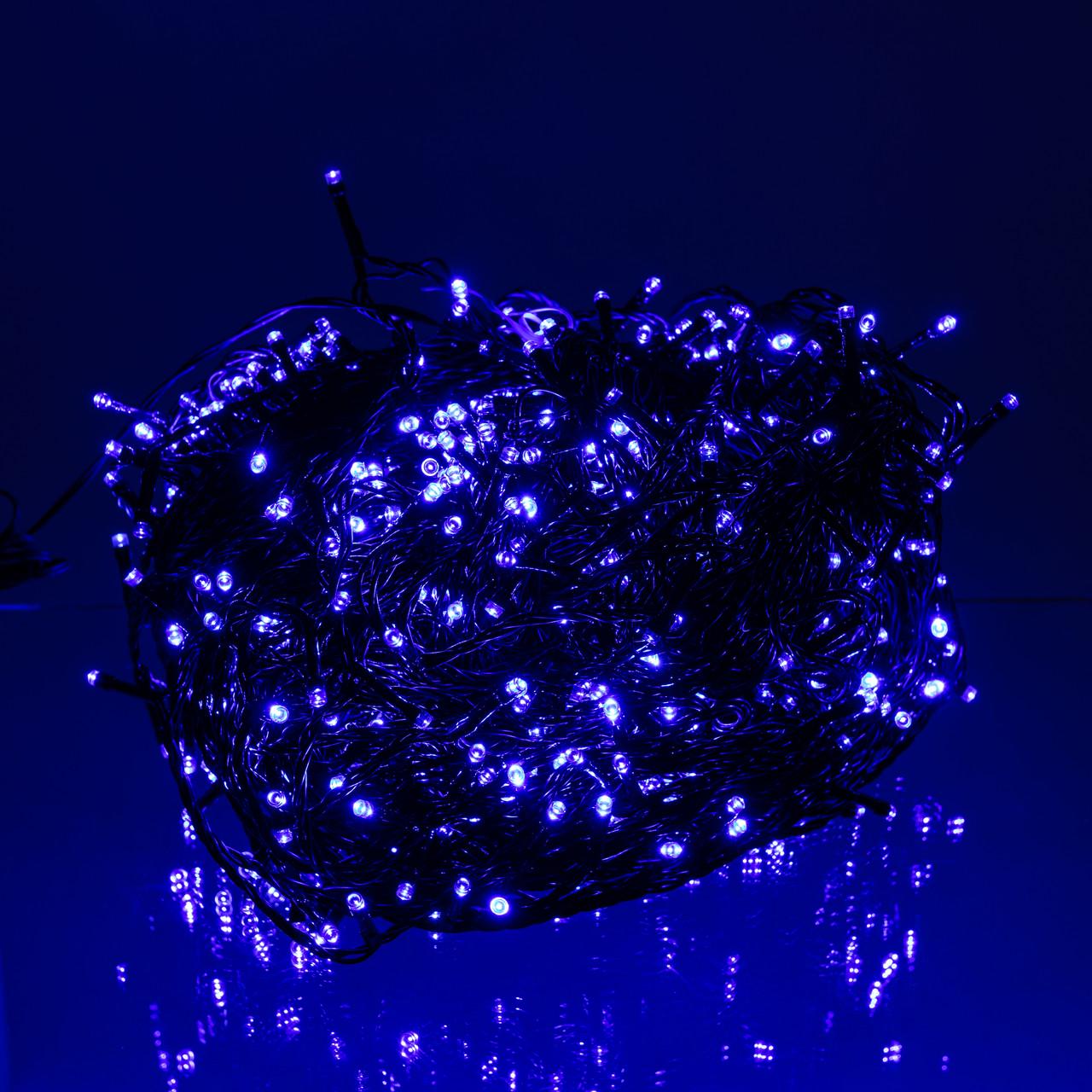 Гирлянда уличная Рождественская фея CF1000L100MBBL 100 м 1000 LED Черный/Синий (29912862)