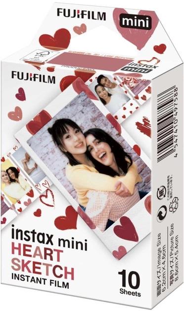 Фотопленка Fujifilm Instax Mini Film HeartSketch 10 шт. (12373945) - фото 1