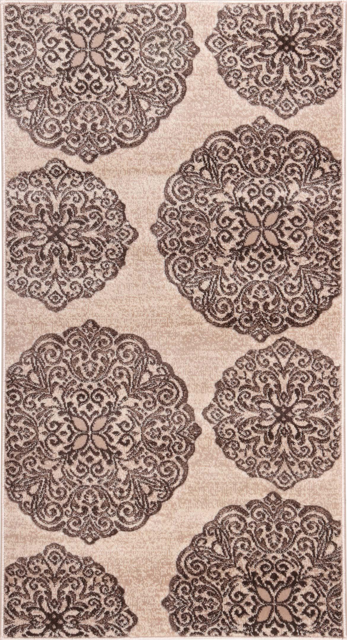 Ковер Karat Sonata 22003/110 0,8x1,5 м прямоугольный Коричневый/Бежевый (00-00007283)