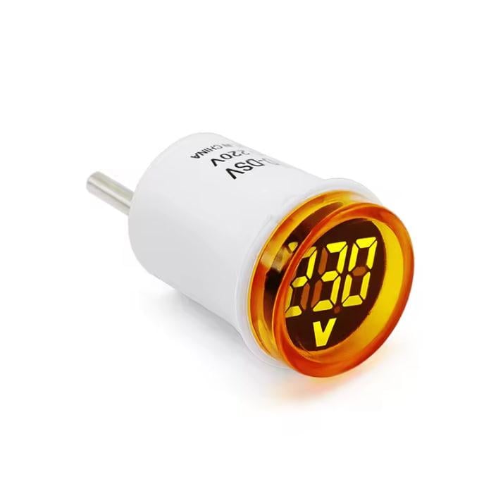 Вольтметр светодиодный цифровой круглый AC 50-500 V Желтый (VM-220-YEL) Вольтметр светодиодный цифровой круглый AC 50-500 V Желтый (VM-220-YEL)