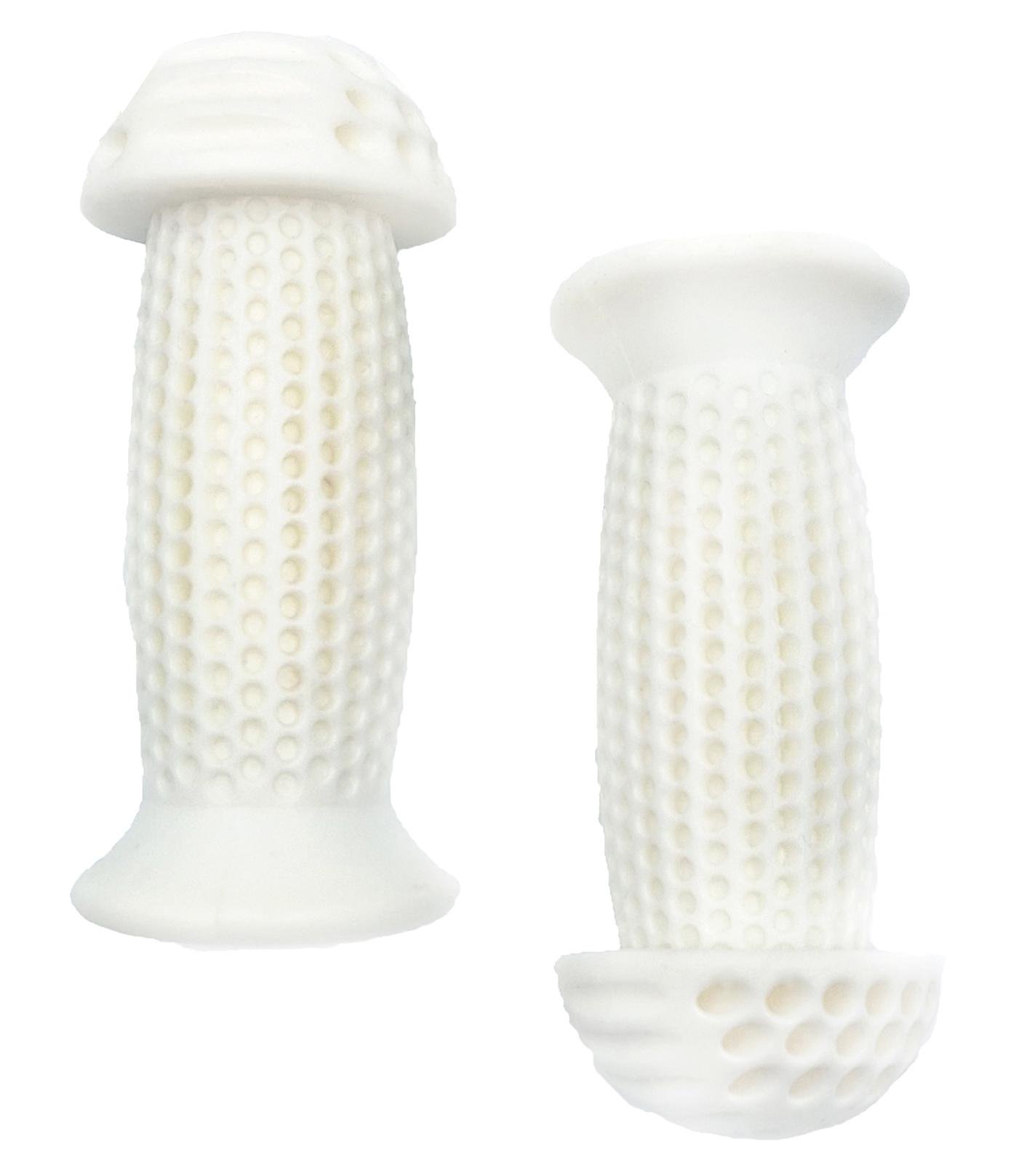 Грипси силіконові на дитячий велосипед/самокат 95 мм Білий (G0000119)