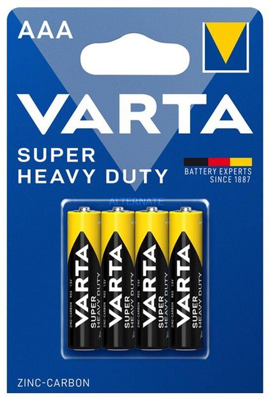Батарейка сольова Varta Super Heavy Duty AAA/LR03 4 шт. (25994199)