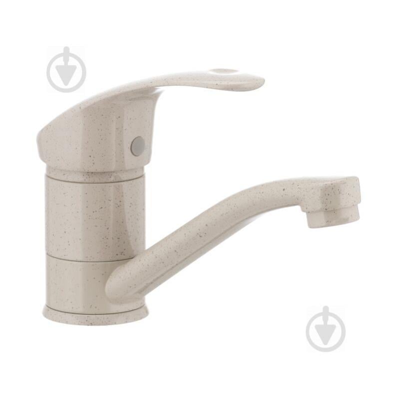 Смеситель для умывальника Haiba MARS 004 (излив 15 см) бежевый (HB0251) Смеситель для умывальника Haiba MARS 004 (излив 15 см) бежевый (HB0251)