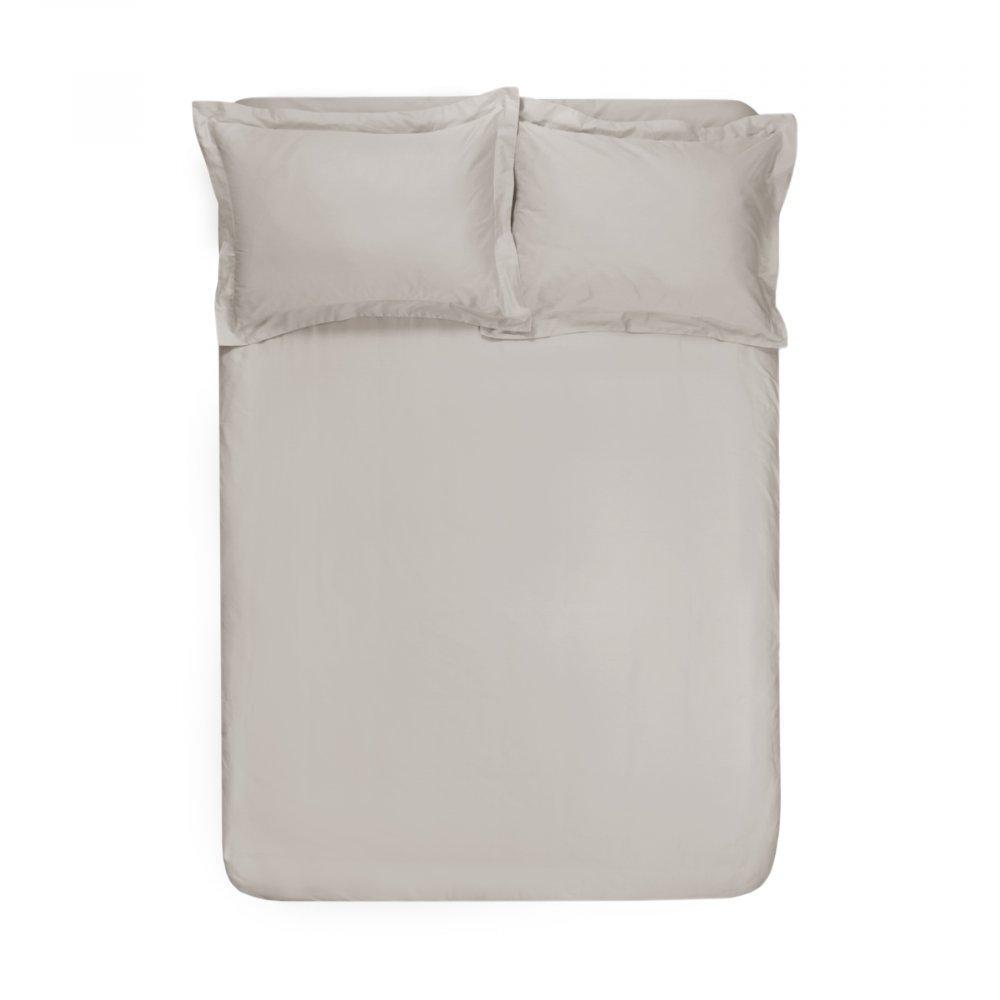 Простыня на резинке с наволочками сатин premium Lotus Home Basic 160х200+50х70