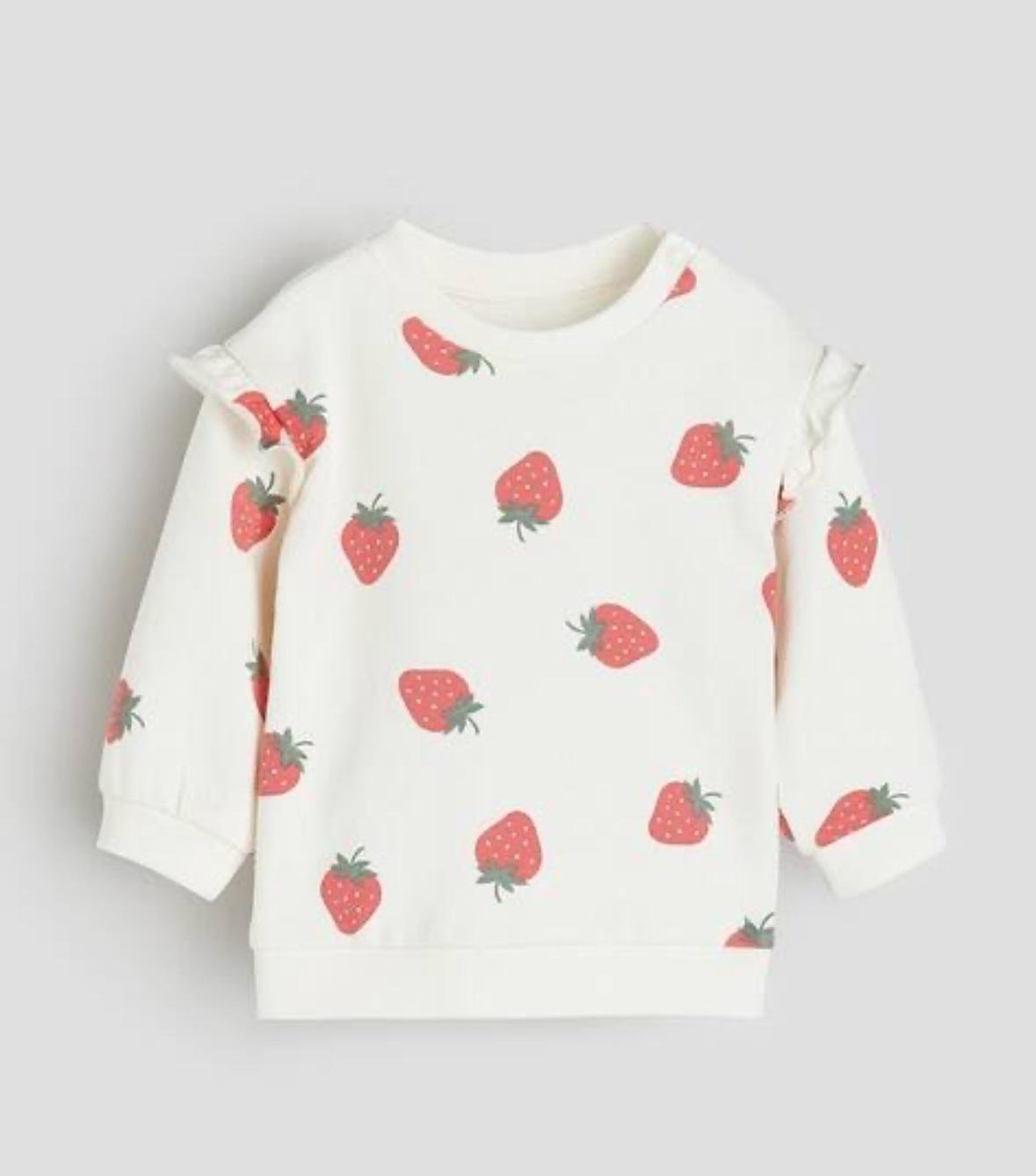 Свитшот детский H&M 86 см Белый (1089755)