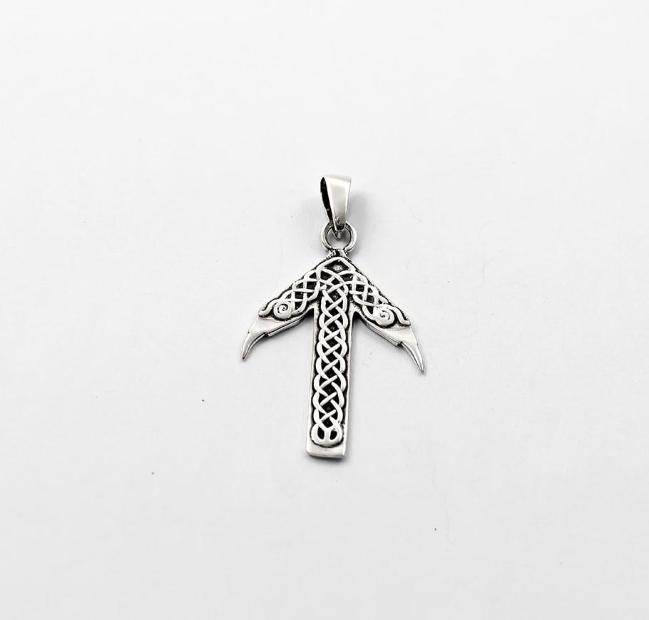 Кулон оберег Maxi Silver 6883 Руна тюр (86883)