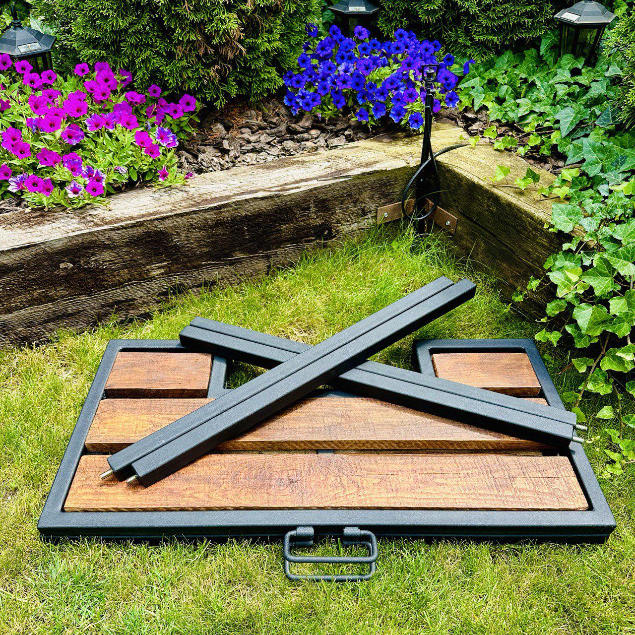 Стол-мангал разборной с шампурами (KGr-010.000.00) - фото 3 Стол-мангал разборной с шампурами (KGr-010.000.00) - фото 3