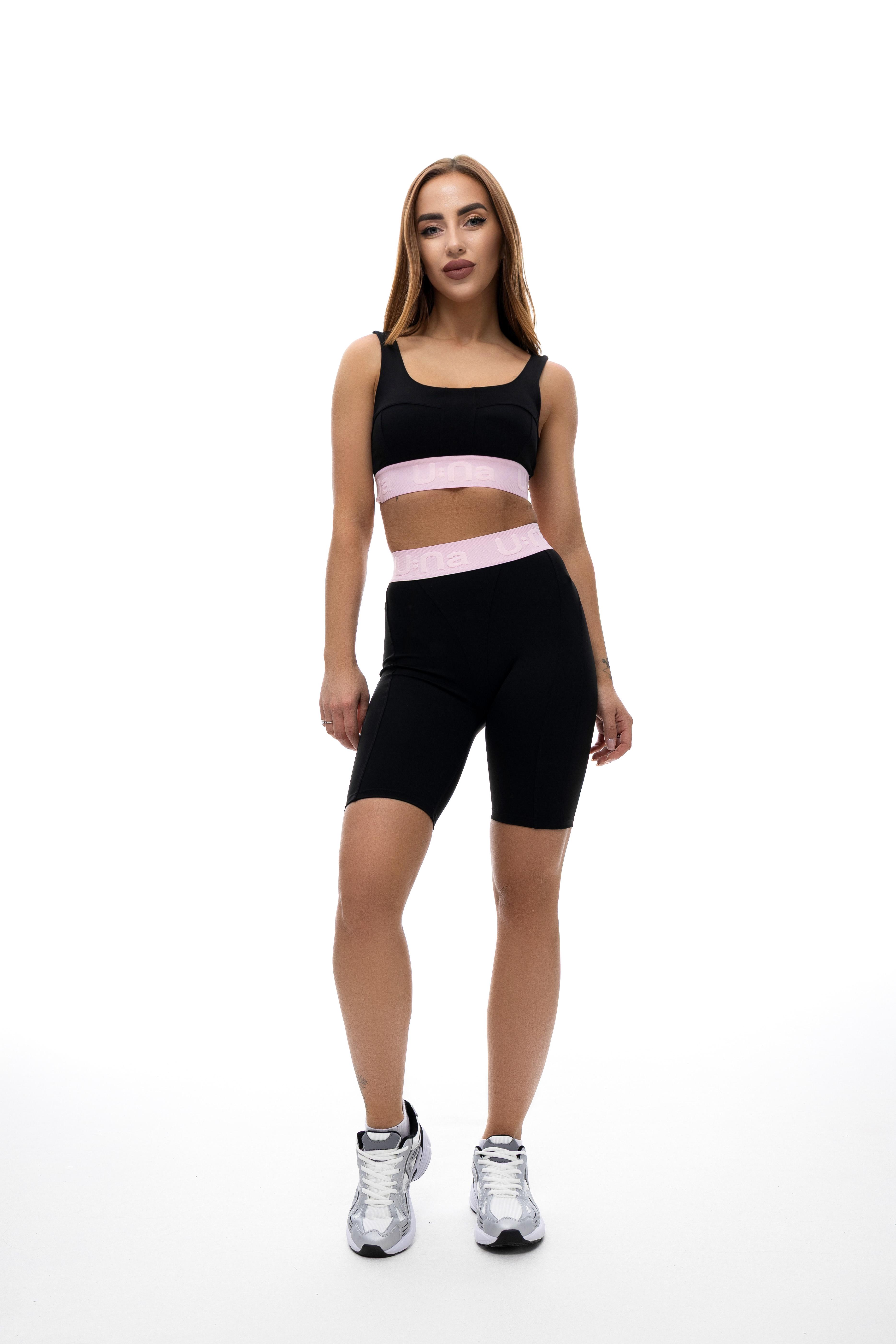 Спортивный костюм женский U:na 345599 S-M Черный