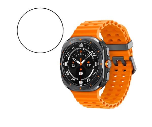 Защитное стекло противоударное SoftGlass Full Cover P ммA для Samsung Galaxy Watch Ulta Black