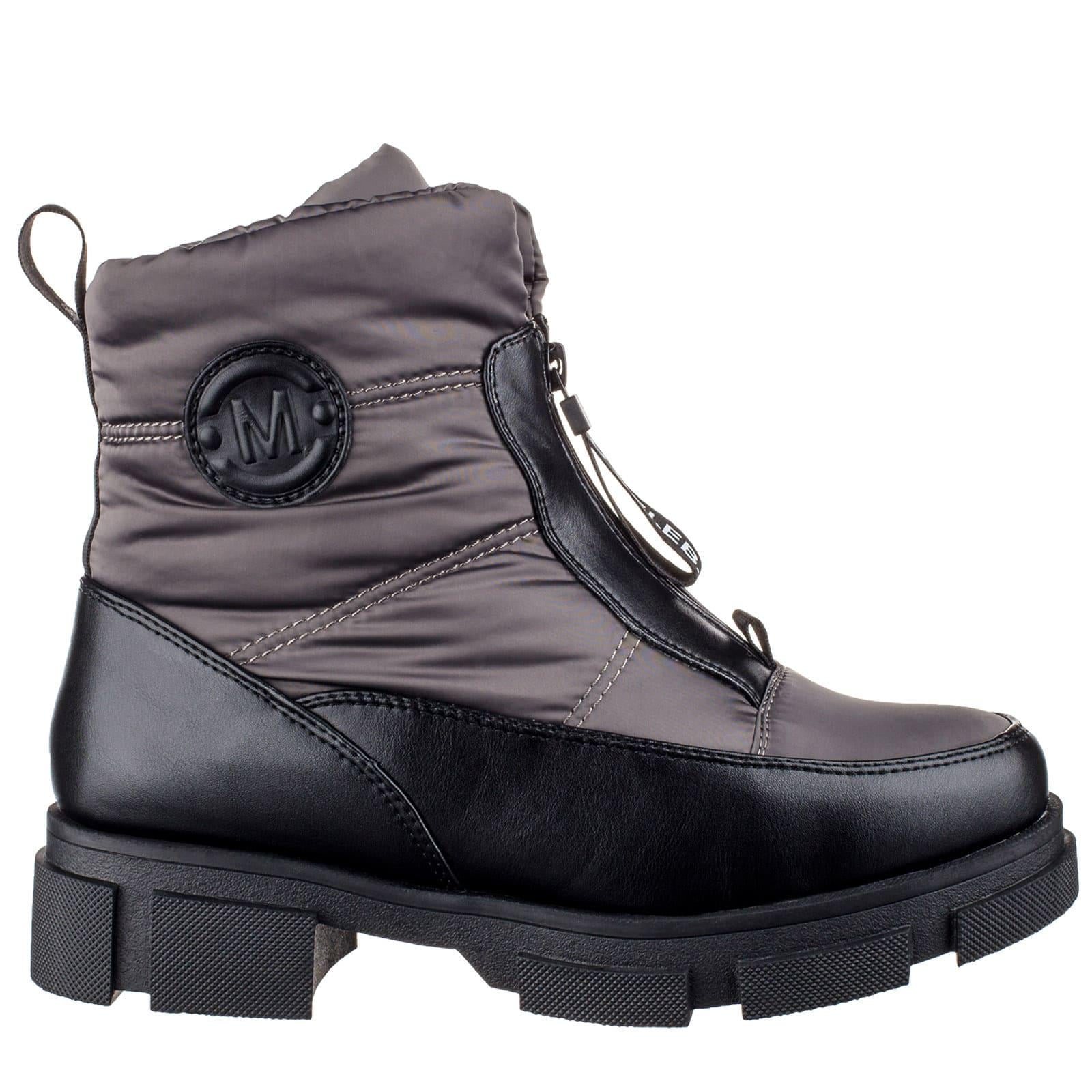 Черевики жіночі утеплені Casual р. 40 Сірий (92108326)