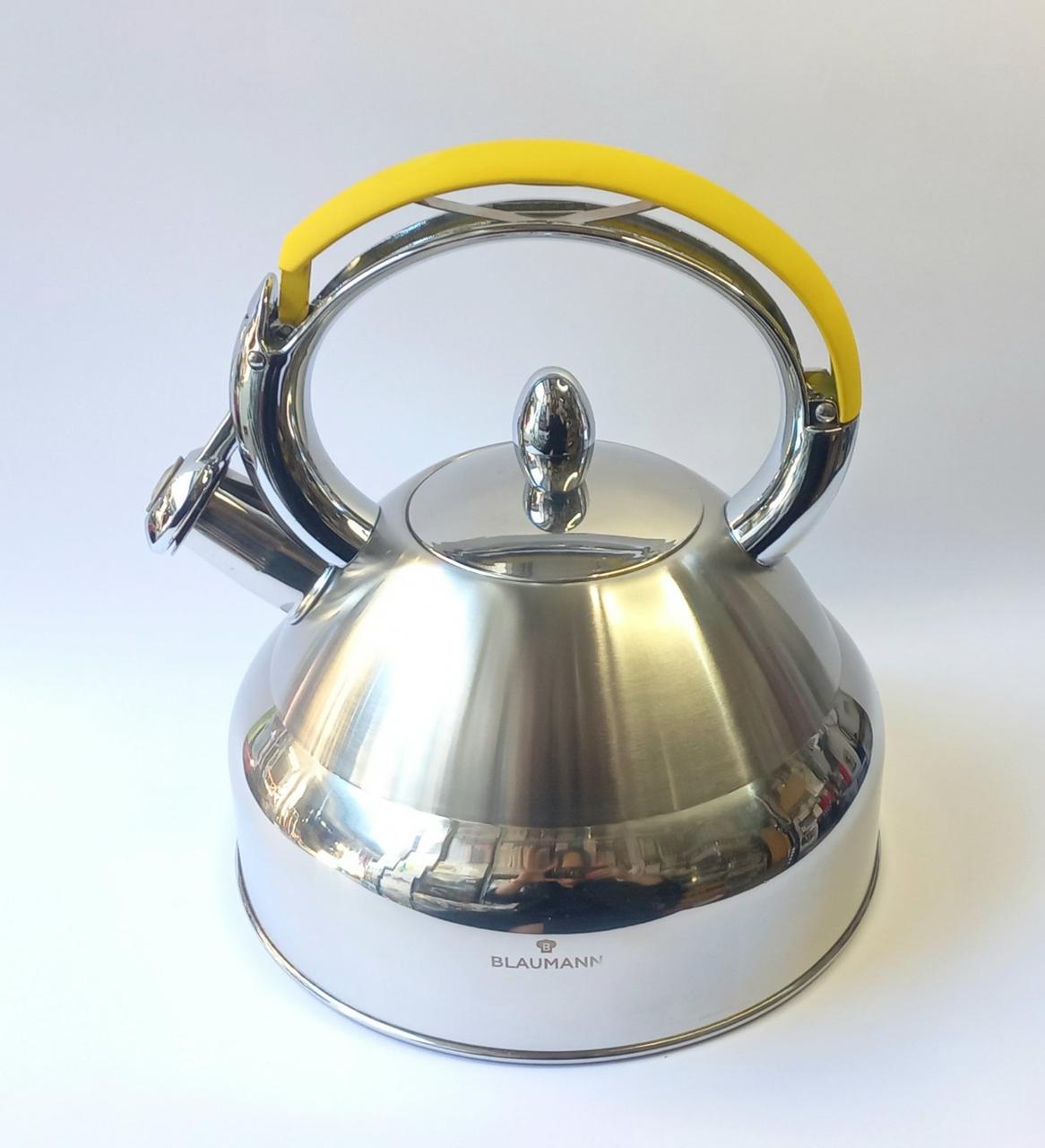 Чайник на плиту из нержавеющей стали Blaumann 1340bl 3 л