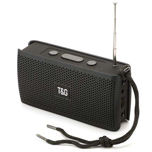 Портативная колонка TG282 Bluetooth Black/Brown (98e25093)