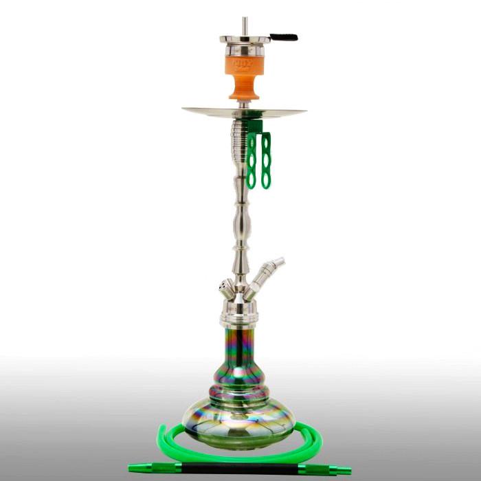 Кальян AMY Deluxe SS 08R Hummer steel на 1 персону 80 см Зеленый (641103961)
