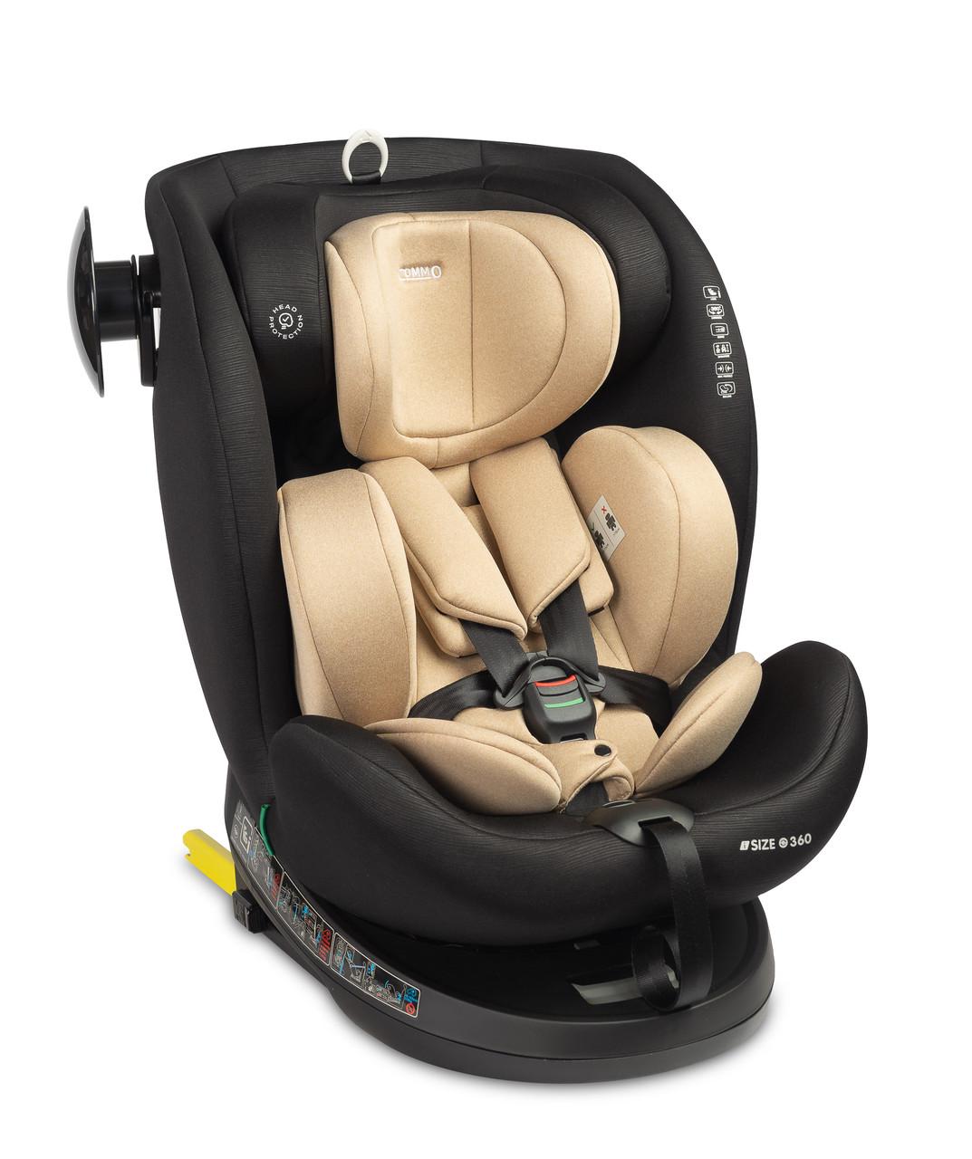 Автокресло Caretero Commo группа 0+/1/2/3 0-36 кг i-Size/Isofix Beige (397061)