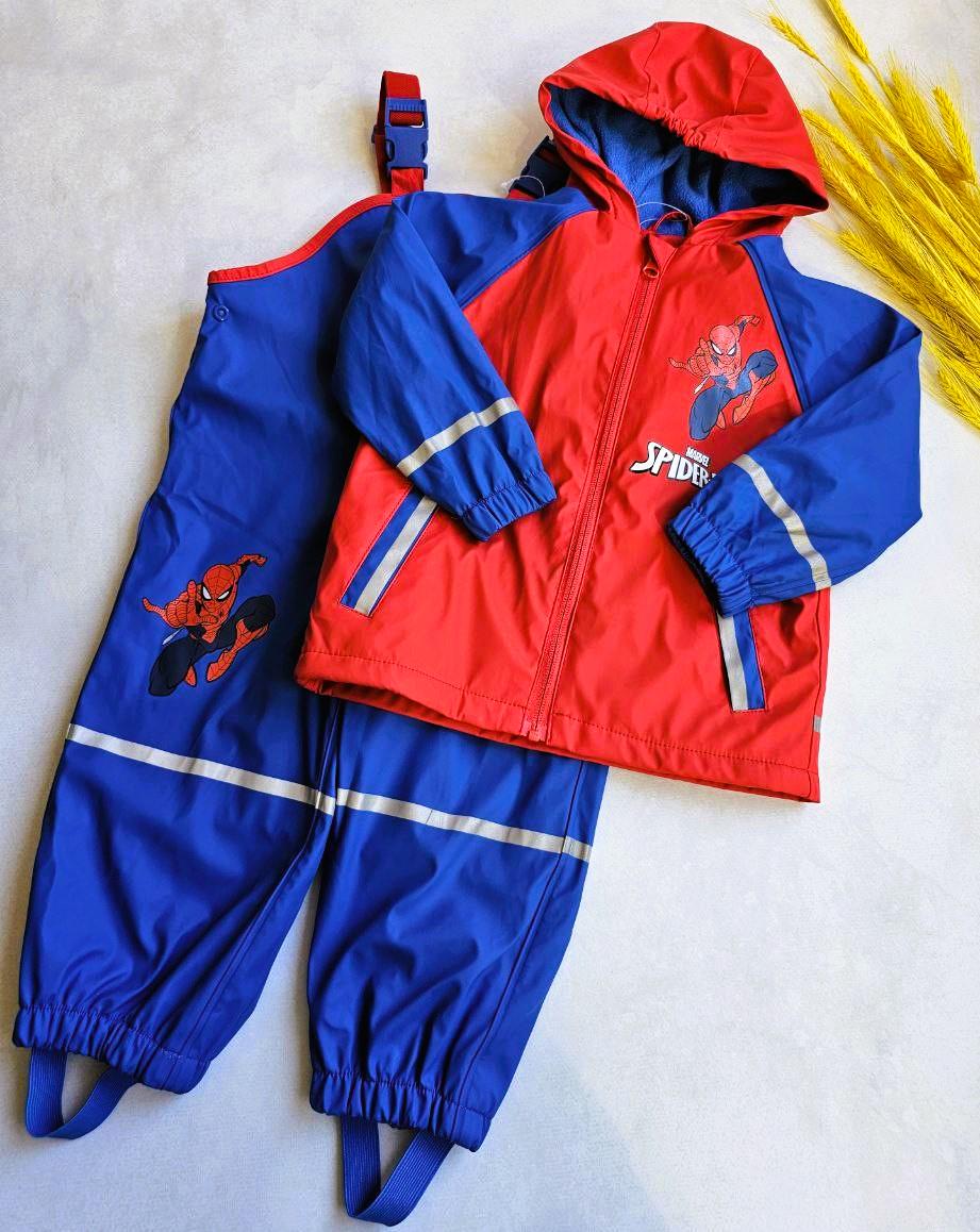 Дождевик-костюм детский Lupilu грязеотталкивающий на флисе 86-92 см (034662/034266)