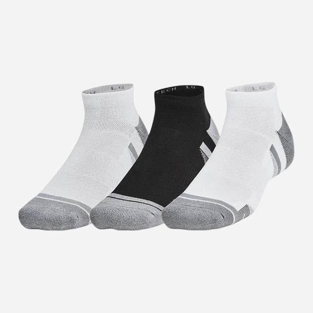 Шкарпетки чоловічі Under Armour Performance Tech 3pk Low XL Чорний/Сірий (1379504-003 XL)