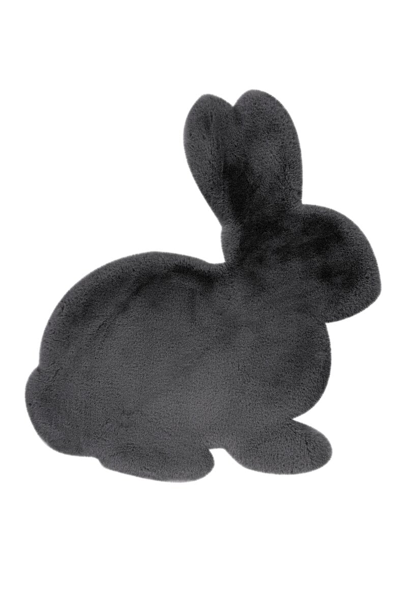 Килим в формі кролика Kayoom Lovely Kids 725-Rabbit Антрацит (GFMUX-80-90)