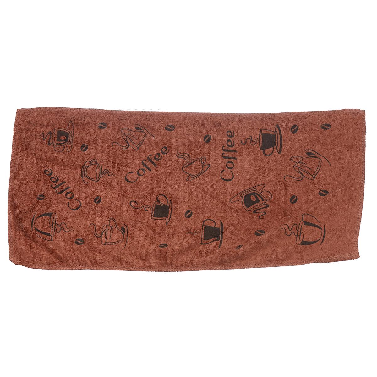 Полотенце кухонное Coffee микрофибра 25х50 см (29449)