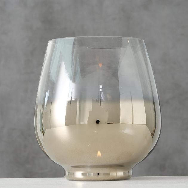 Свічник Грація срібне лаковане скло h15 d13см Гранд Презент 1511900 - фото 2 Свічник Грація срібне лаковане скло h15 d13см Гранд Презент 1511900 - фото 2