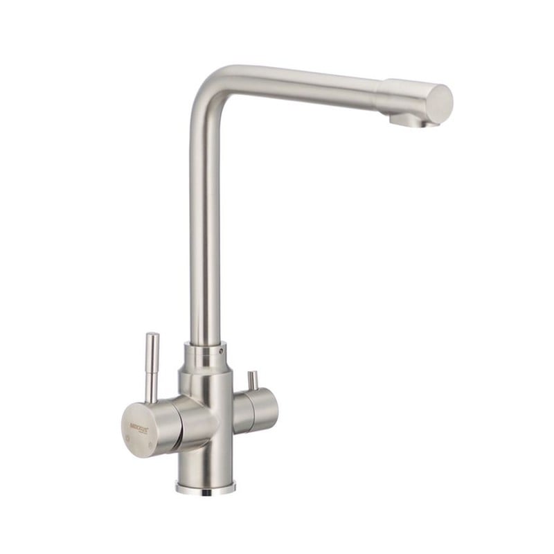 Змішувач для кухні MIXXUS SUS-021 з нержавіючої сталі SUS304 Хром (SS2817)