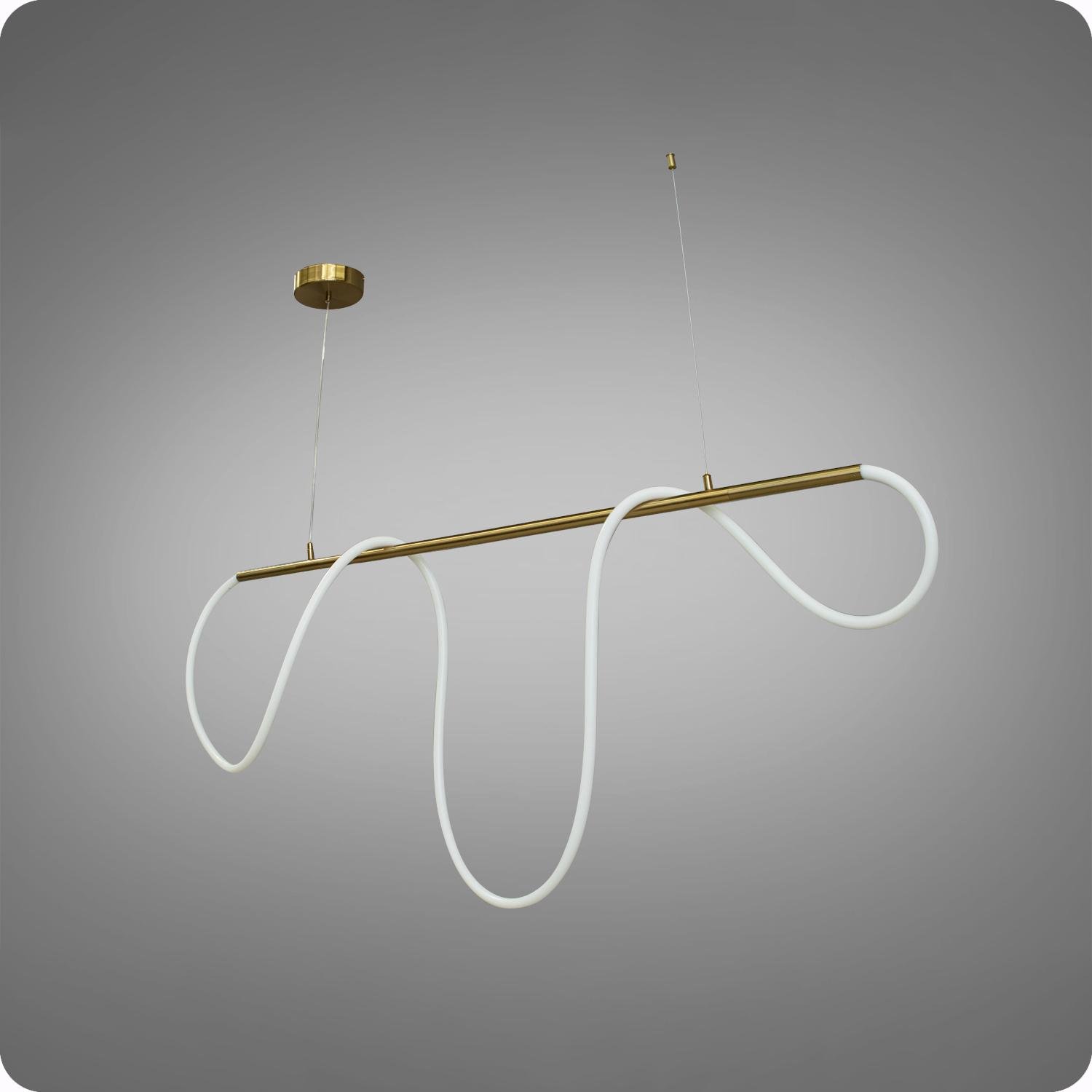 Люстра підвісна 517 Dlight 22 Вт Золотий (02086) - фото 3 Люстра підвісна 517 Dlight 22 Вт Золотий (02086) - фото 3