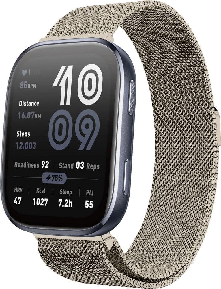 Петля міланська Milano для Amazfit Bip 6 Brushed Gold (40535-16)