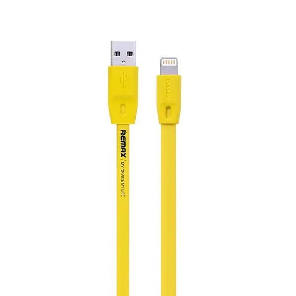 Кабель Remax RC-001i USB Lightning Full Speed 1 м Желтый (2000700008007)