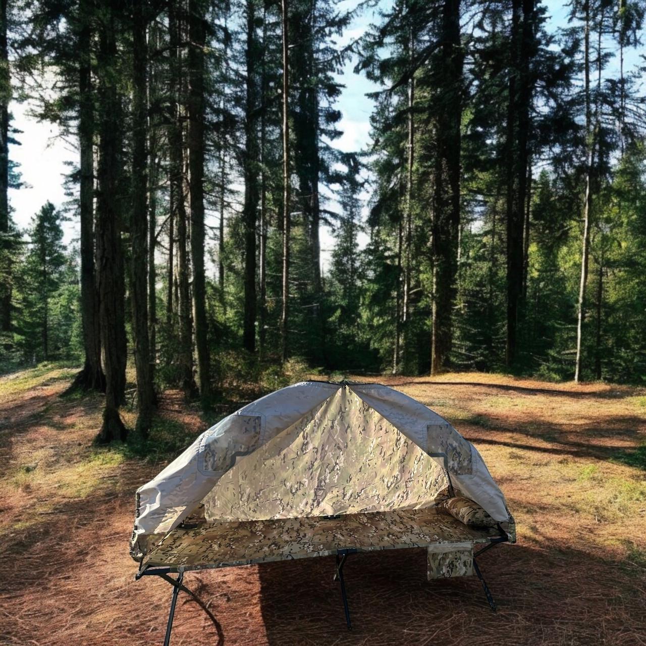 Намет-дощовик для розкладачки Aforse НАТО без антимоскітної сітки Мультикам (2422469419)